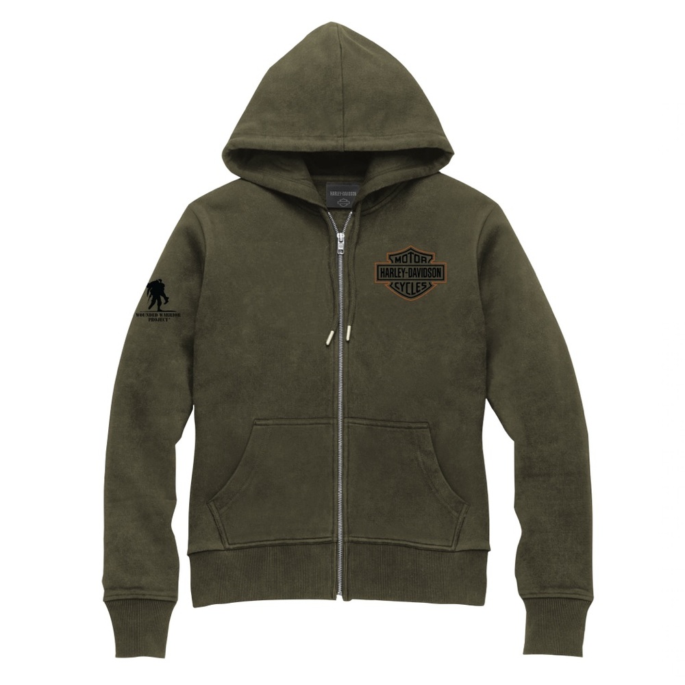 Harley-Davidson Women’s Wounded Warrior Project Zip Front Hoodie